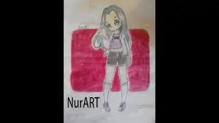 【Speedpaint】Girl in shorts (Девушка в шортах)~♥