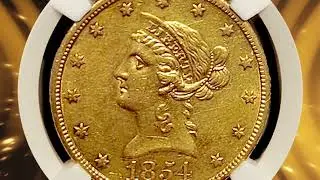 1854 San Francisco | $10 Liberty Gold Eagle