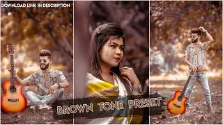 Brown Tone Preset || Brown Tone Dng Preset || Lightroom Free Preset || Free Dng Preset Lightroom ||