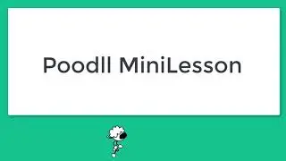 Poodll MiniLesson
