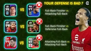 The Reason why your Defense is bad but you have good defense (Defense building Guide) Efootball 2024