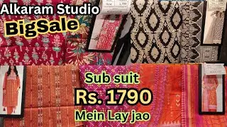 Alkaram Studio Sale 2023 ll alkaram winter collection 2023 RS.1700