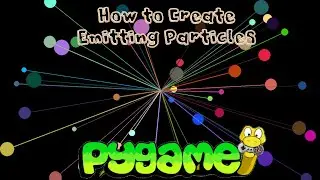 How to Create Emitting Particles in Pygame || Python