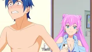 Akari Walks in on Jirou Nakey - Shampoo Made Jirou hair Silky | Fuufu Ijou Koibito Miman.