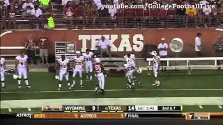 Texas S Kenny Vaccaro vs Wyoming ᴴᴰ