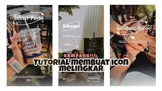 TUTORIAL TYPOGRAPHY, CARA MEMBUAT ICON LINGKARAN GAMPANG!!!