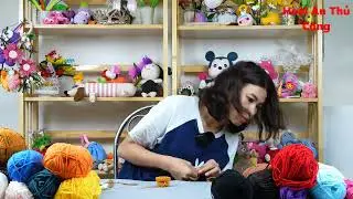 Làm chậu hoa hướng dương để bàn - [PART 3] | Hoài An Thủ Công