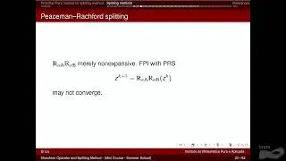 (05/02/2025) - Minicurso: Maximal Monotone Operator and Splitting Method - Di Liu - Aula 05