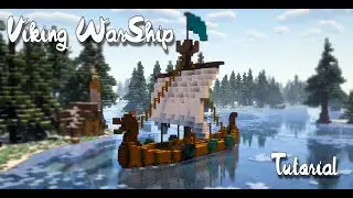 Viking DRAKKAR | HOW TO BUILD | Medieval ship | Building ideas | Minecraft Timelapse #saddiqbuilds