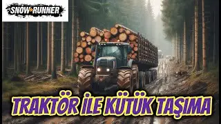 FORD'UN TIRIYLAYAPAMADIĞIM GÖREVİ TRAKTÖR İLE YAPTIM - SnowRunner