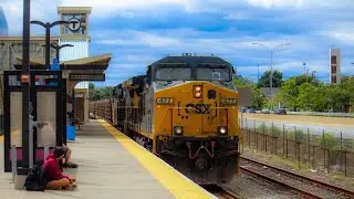 MBTA and CSX Rail Trains in Greater Boston