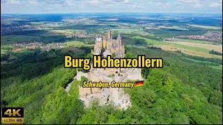 Burg Hohenzollern - Germany (4K drone footage)