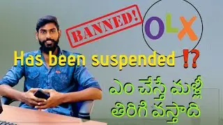 How to Unbanned Olx Account ||by Yesu Telugu Vlogs || in Telugu ||