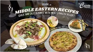 QUICK AND EASY HUMMUS WITH MEAT | KNAFEH/KUNAFA DESSERT (Middle Eastern Recipes!)