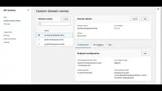 Point domain name to AWS API GW