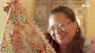A renda de Bilro. Conheça a história da artesã Alexandra.
