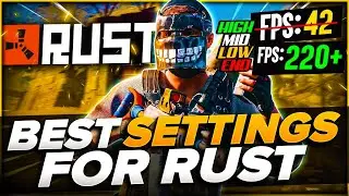 BEST Rust Settings For FPS/PVP for 2023 | FPS Boost | Colour Settings | Bass Boost ✅