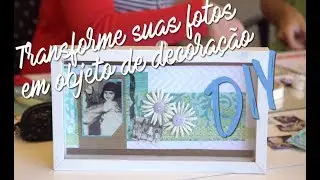 Como personalizar album de fotos com scrapbook