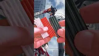 Человек Бензопила из Пластилина