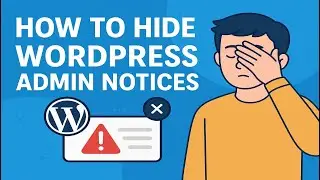 How To Hide WordPress Admin Notices/notifications | wordpress tutorial for beginners