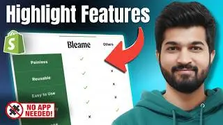 Add COMPARISON TABLE like Bleame.com | Without APP  