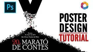 Create a nice typography poster in Photoshop (Free PSD)