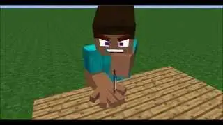Minecraft Knife Song Steve Chops Off Finger (Minecraft Animation)
