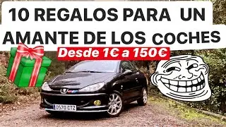 10 COSAS PARA REGALAR A UN AMANTE DE LOS COCHES DESDE 1€ A 150€ 🎁