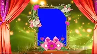 HD Free Wedding Frame Animated Blue Screen Video Downloads