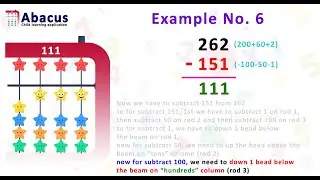 𝗧𝗵𝗿𝗲𝗲 𝗗𝗶𝗴𝗶𝘁𝘀 𝗦𝘂𝗯𝘁𝗿𝗮𝗰𝘁𝗶𝗼𝗻 || Abacus Tutorial || Step by Step Guide || Abacus Subtraction