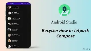 Recyclerview in Jetpack Compose || Android Studio Tutorial
