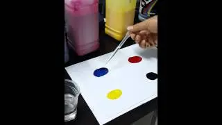 Inkworld solvent ink and eco solvent ink test result