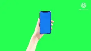 Green screen hand gesture template