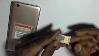 Xiaomi Redmi 4A: How to insert SIM (Micro + nano)