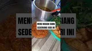 Menu makan siang hari ini 