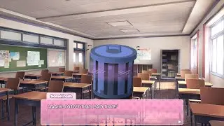 Tsundere trashcan doesnt want to admit shes an anime girl