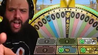 WE GOT 4 ROLLS WITH A 10X MULTIPLIER ON THE MONOPOLY LIVE WHEEL!