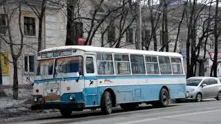 ЛиАЗ-677М завода «Вымпел», 04.04.2018, Комсомольск-на-Амуре