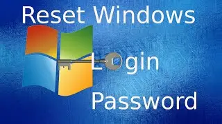 Reset Your Login Password for Windows