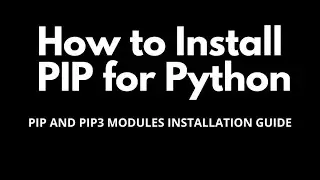 Install PIP Modules in Python On PowerShell Easy Way