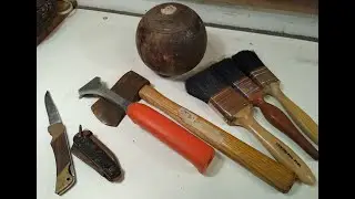 Carboot confessions and Flea market finds, Knives, Sandvik, Lignum Vitae