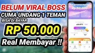 Blm Viral !! Undang 1 Teman Bisa Dapat 50Ribu - Aplikasi Penghasil Saldo Dana Terbukti Membayar 2023