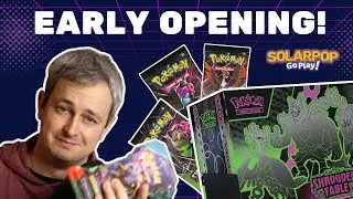 I got to open the SHROUDED FABLE ETB early! | Pokemon TCG Elite Trainer Box Unboxing
