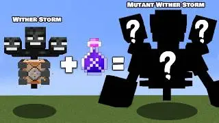 All Mobs and Bosses Transformation in Minecraft! All Wither Storm Transformations!