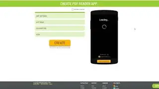 How to create PDF READER APP | AppsGeyser PDF TAB APP