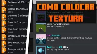 COMO COLOCAR TEXTURA NO MINECRAFT PE NO CELULAR! (Android e iOS) MCPE