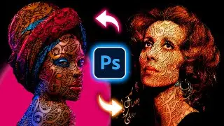 Text Portrait Effect | Photoshop Tutorial