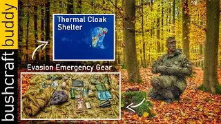 Military Evasion Scenario | Simple Thermal Cloak Shelter | Emergency Gear Overview