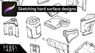 Sketching hard surface designs (short)