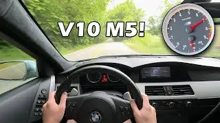 The V10 BMW E60 M5 sounds INSANE!
